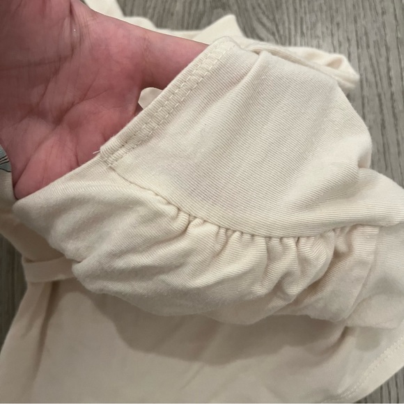 Reformation Anine Top Ivory White Beige Sleeveless Tank Twist Front size XS - Picture 3 of 6